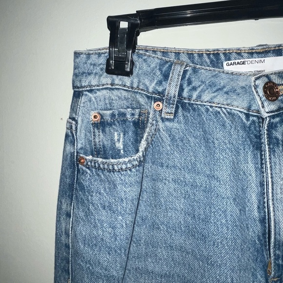 GARAGE| Cuffed distressed jeans - Picture 4 of 7